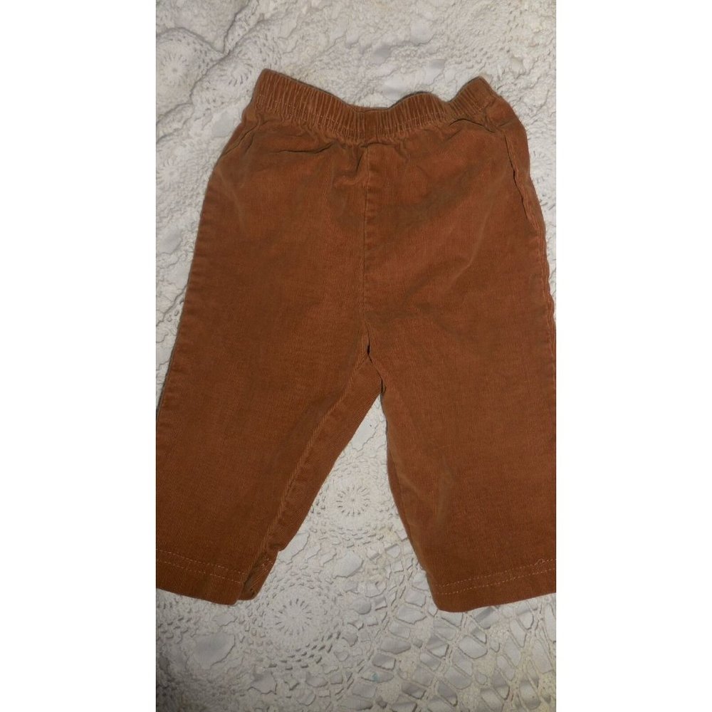 nwot Potato Saks tan cord  pants  baby boy 12 m